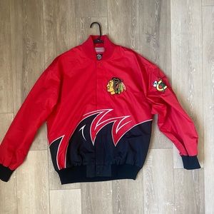 Rare CHICAGO BLACKHAWKS OFFICIAL NHL JACKET L